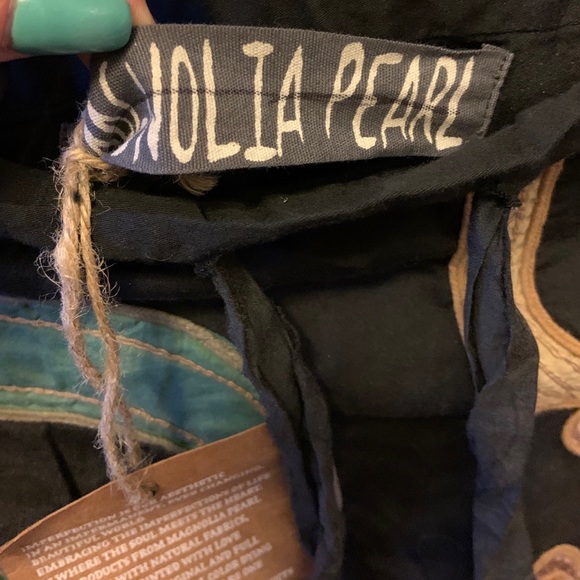 💲SOLD💲 NWOT MAGNOLIA PEARL PARNASSUS HAREM DROP CROTCH PANTS RARE PATTERN - Picture 4 of 5